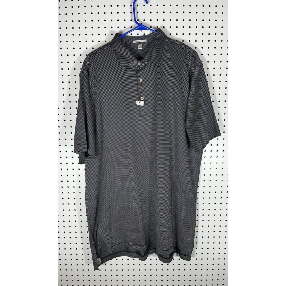 Peter Millar striped polo shirt size XL